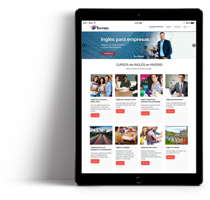 Diseños web para centro educativos